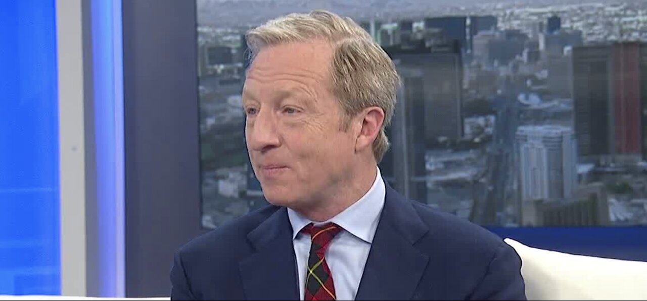 Tom Steyer appears on GMLV