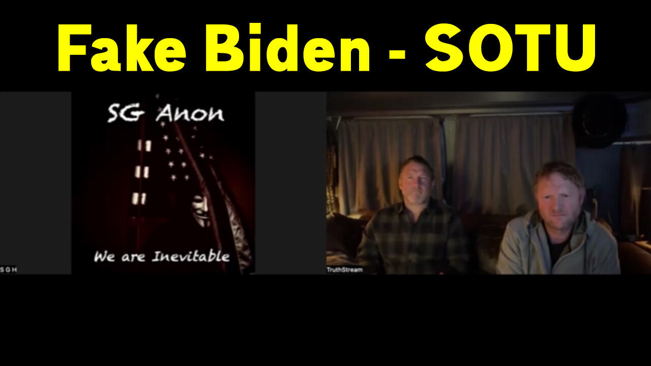 SGAnon - False Flag Or War - Fake Biden..