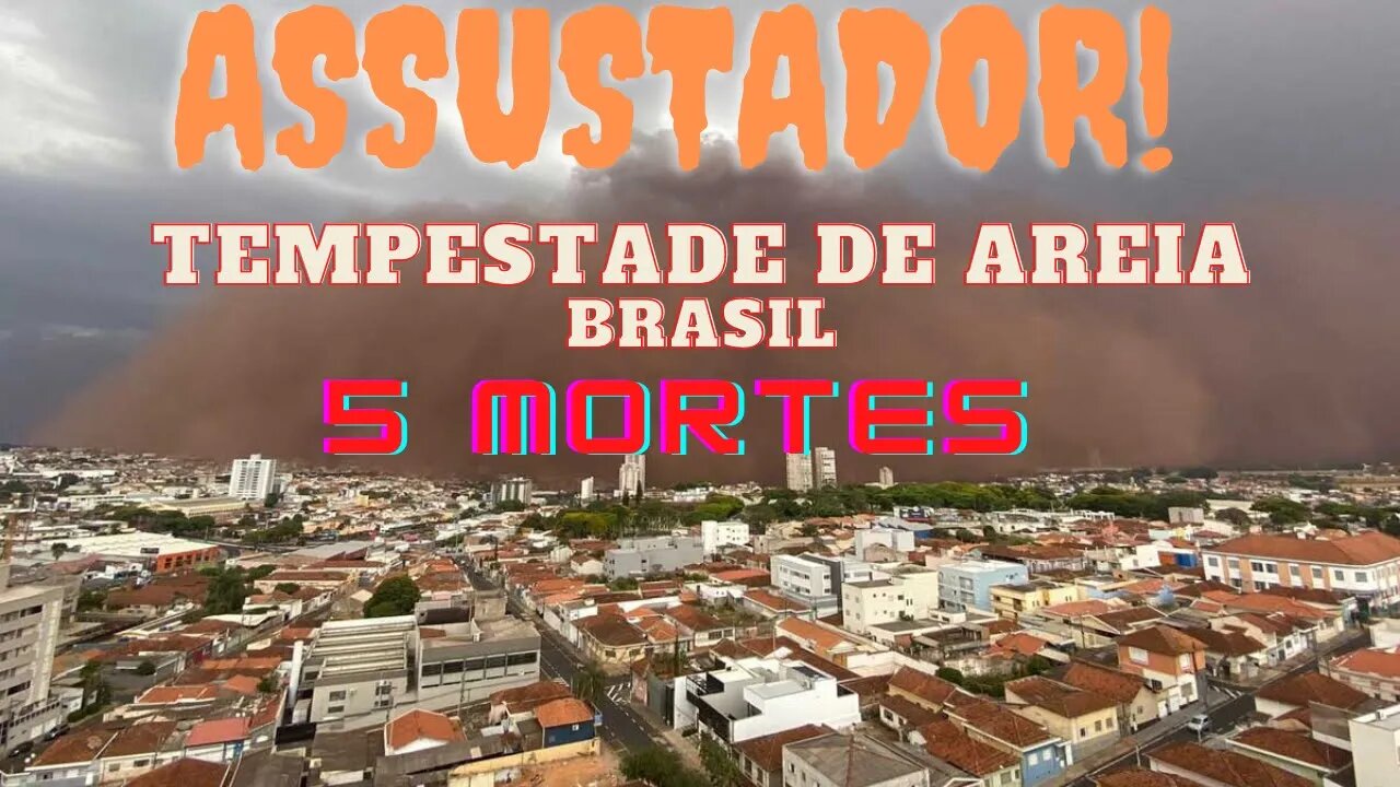 TEMPESTADE DE AREIA BRASIL MINAS GERAIS FRANCA E RIBEIRÃO PRETO