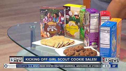 Girl Scouts host rally to kick off cookie sales