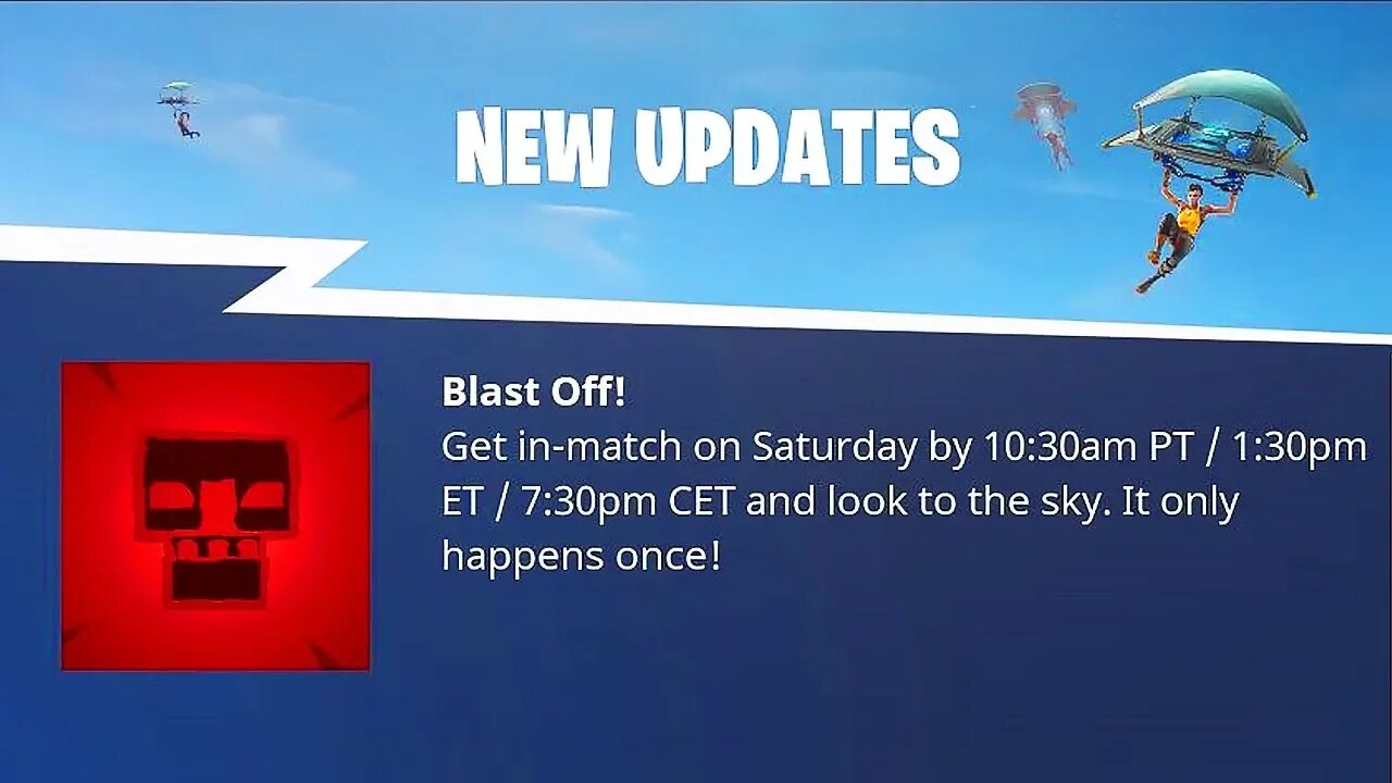 *NEW* Fortnite BLAST OFF event TOMORROW! in Fortnite Battle Royale