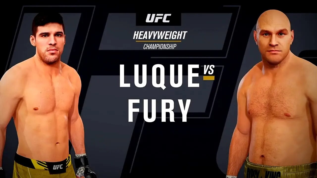 EA Sports UFC 4 Gameplay Tyson Fury vs Vicente Luque