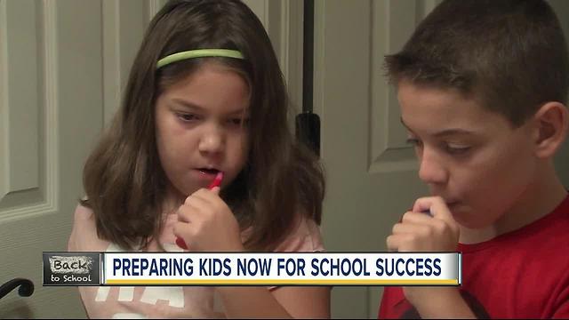 Helping kids transfer from summer fun to morning school routine