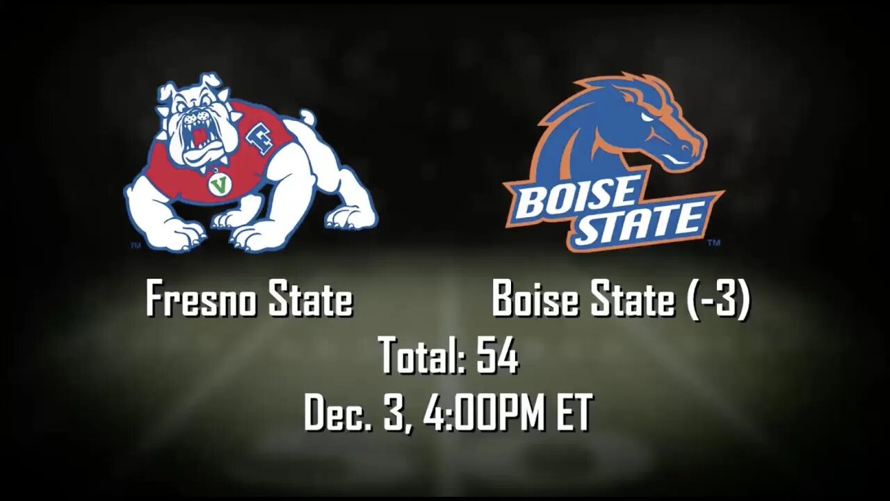 Mountain West Championship Betting Preview | Fresno State vs Boise State Picks & Predictions | Dec 3