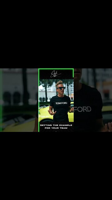 Setting the Example for Your Team! #shorts #settheexample #advice