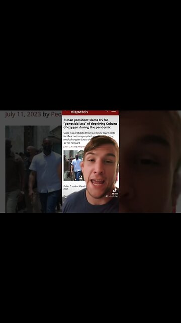 U.S. Embargo Blocks Medical Oxygen to Cuba