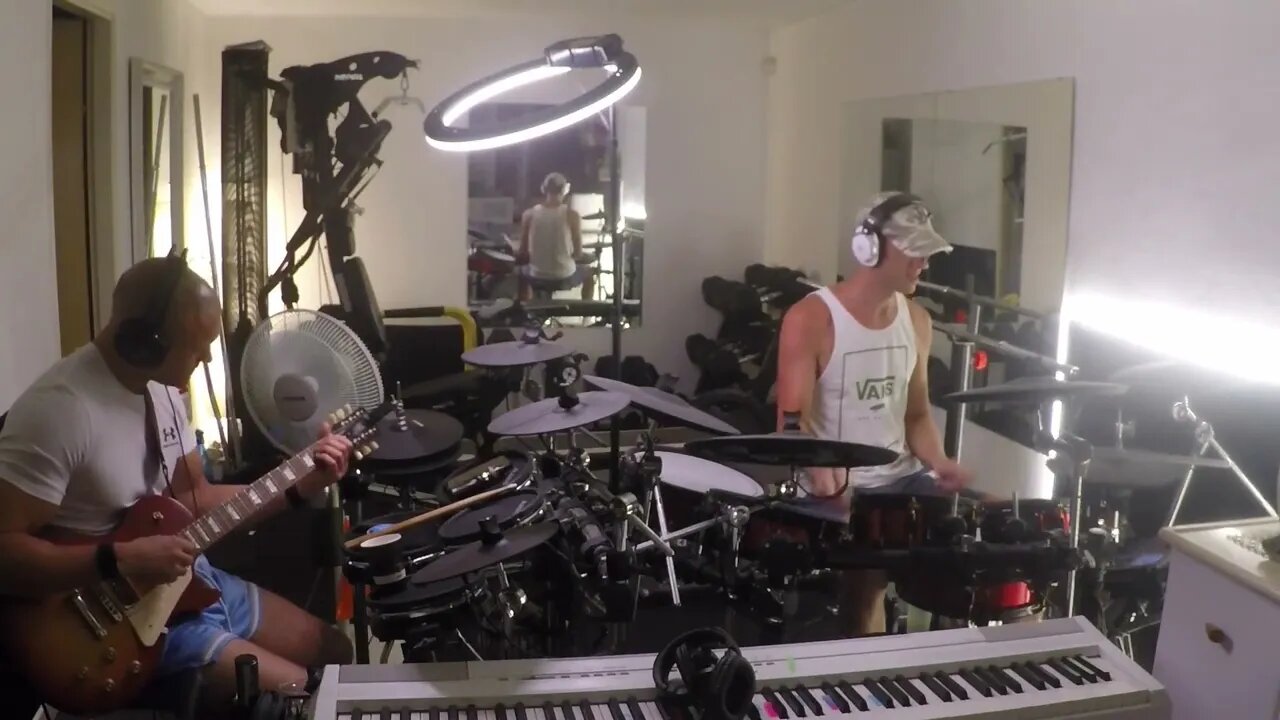 Extended blues and rock jam practice session - JHE (J.E.) - 9/3/22