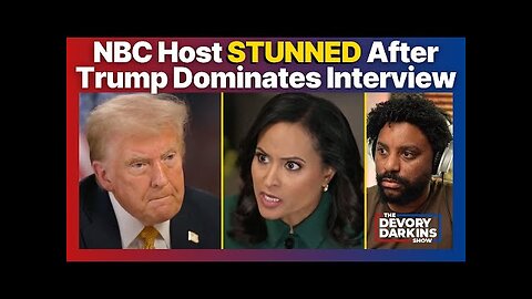 NBC Host STUNNED as Trump DOMINATES Interview