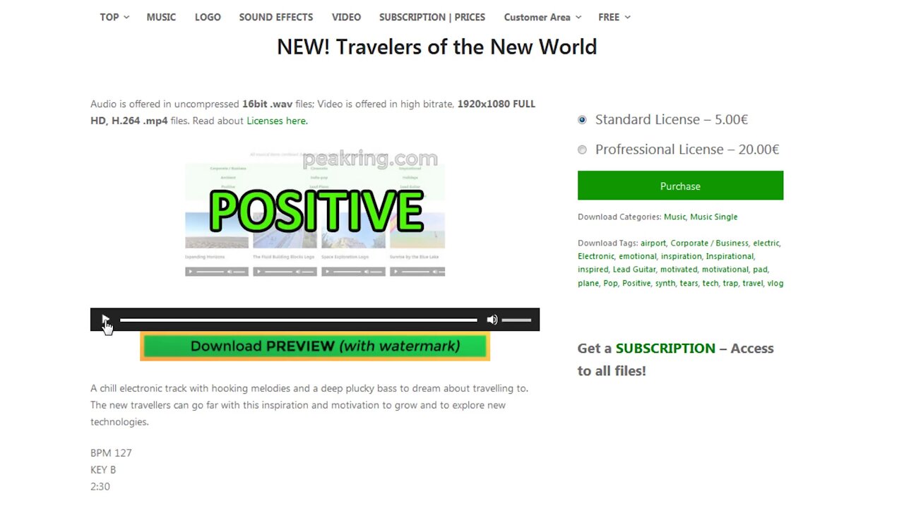 Travelers of the New World - Royalty Free Music By peakring.com