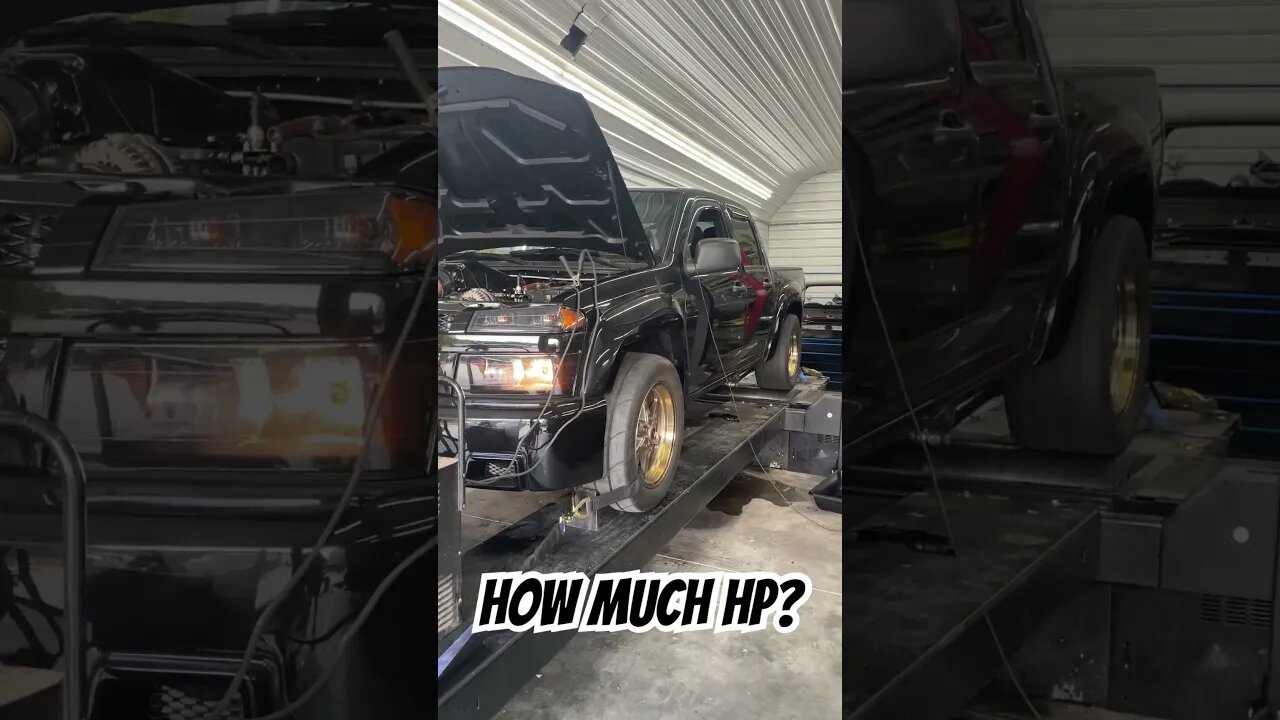 Turbo 6.0 Colorado on the Dyno #turbo #chevy #lsengine #truck
