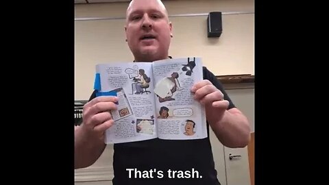 Pastor LIGHTS UP Library And Shows Erotic Graphic Books That Are In The Children and Teen Sections