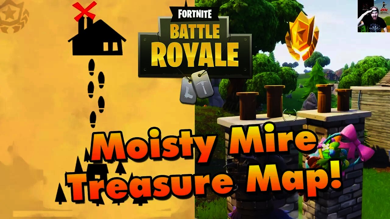 Fortnite Battle Royale - MOISTY MIRE Weekly Treasure Location