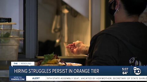 Hiring challenges persist despite move to Orange tier