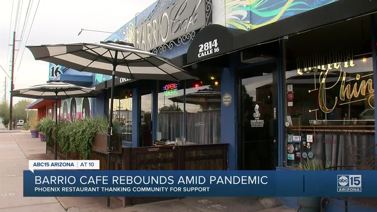 Barrio Cafe rebounds after pandemic