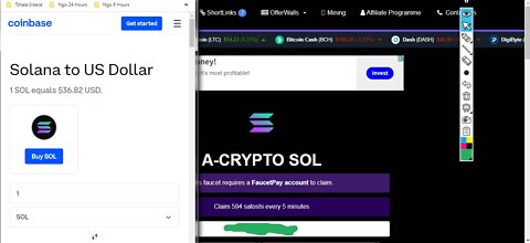 Earn Free 596 Solana Satoshi Every 5 Minutes At ARUBLE A CRYPTO SOL Instant Withdraw At FaucetPay