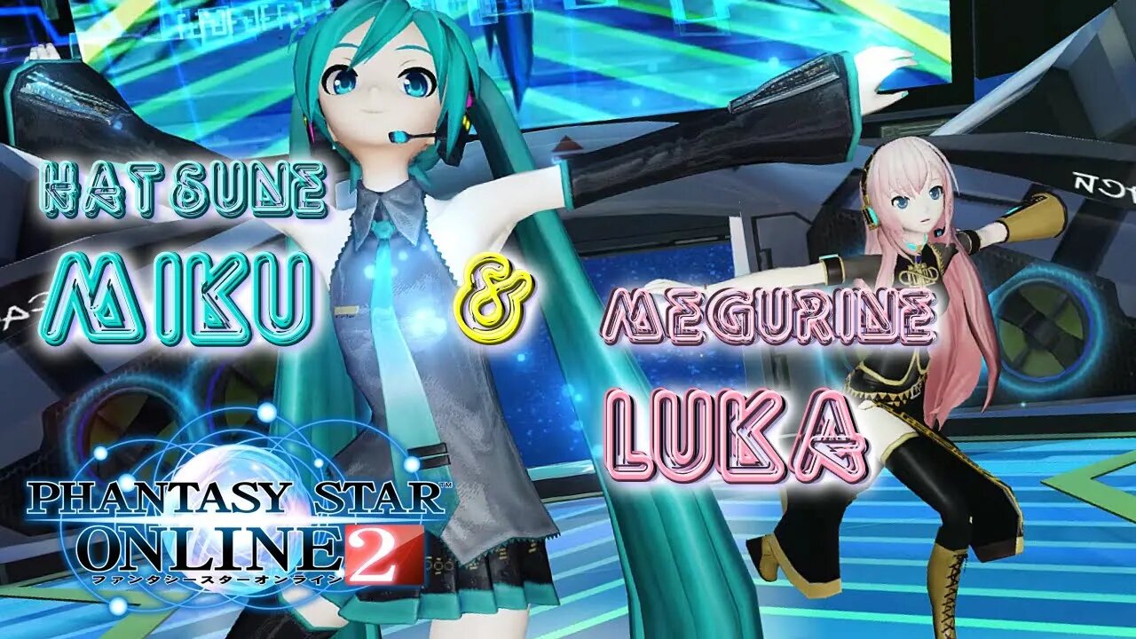 PSO2:NGS - Phantasy Star "Living Universe" ft. Hatsune Miku & Megurine Luka (4k Ultrawide)