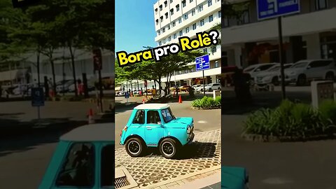 Mini Carro! SE APERTAR CABE DOIS! #shorts