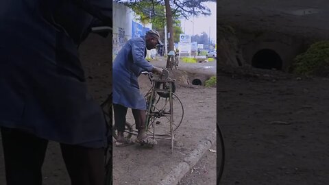 I met The Sharpener Today #shorts #skills #art #video #kenya