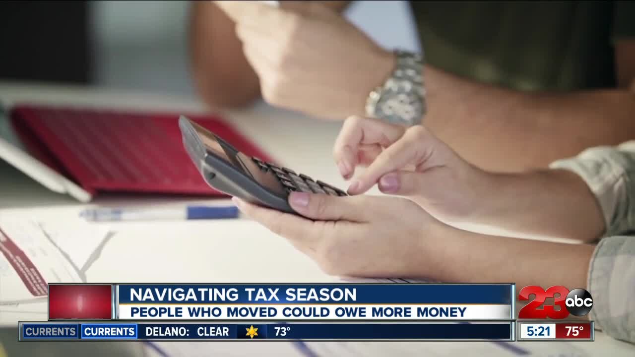 Navigating Tax Season: People who moved could owe more money