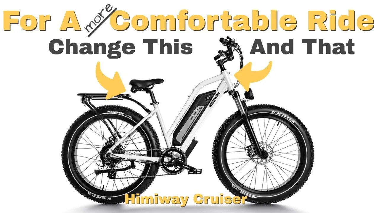 A MORE comfortable eBike Ride