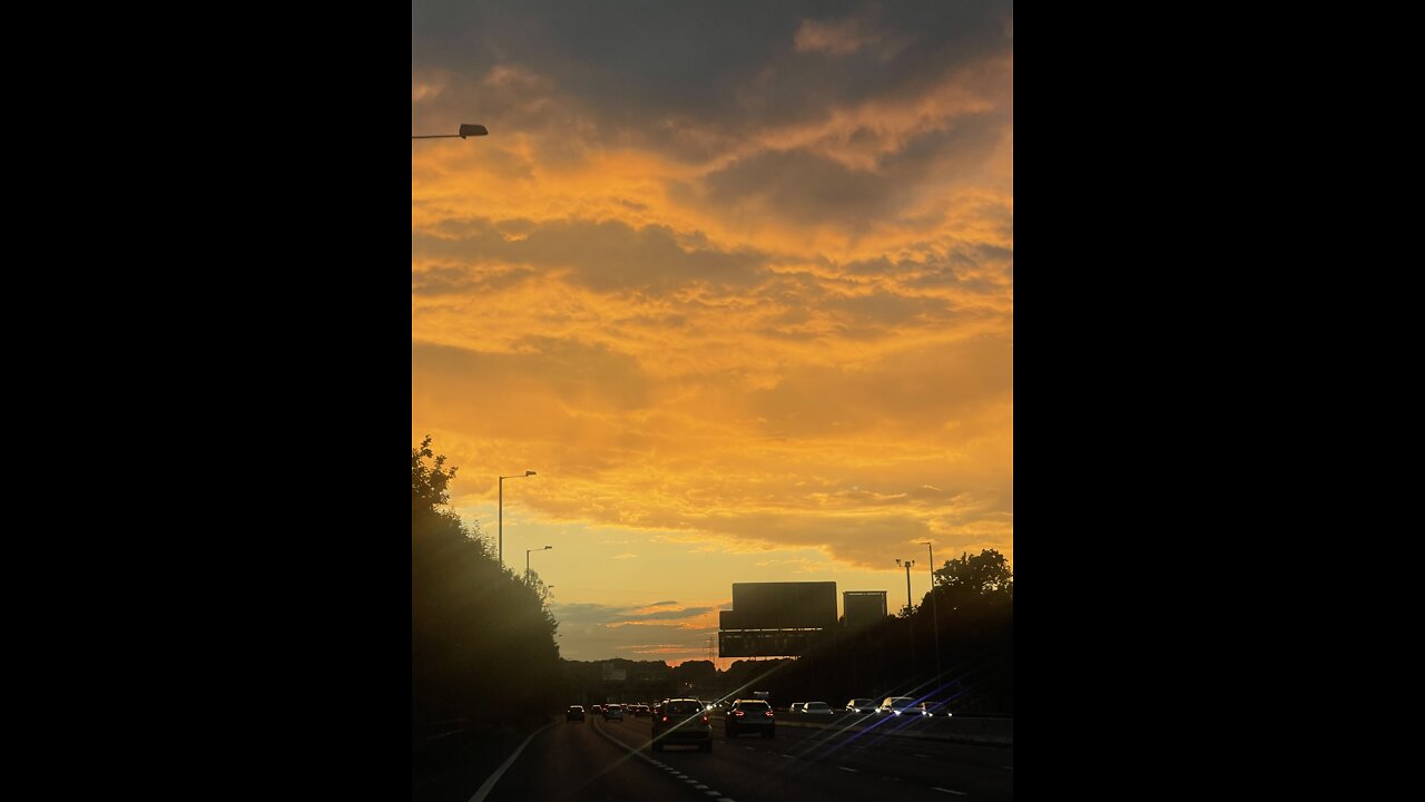 Incredible Sunset A2 near Bluewater, Kent - Sat 10/Sep/22