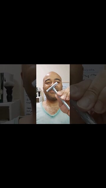 ASMR SINGING OF PEARL K2 RAZOR 💈🔊🪒👌🏾💈 #asmr #shavingproducts #singing #satisfying #safetyrazor #sotd