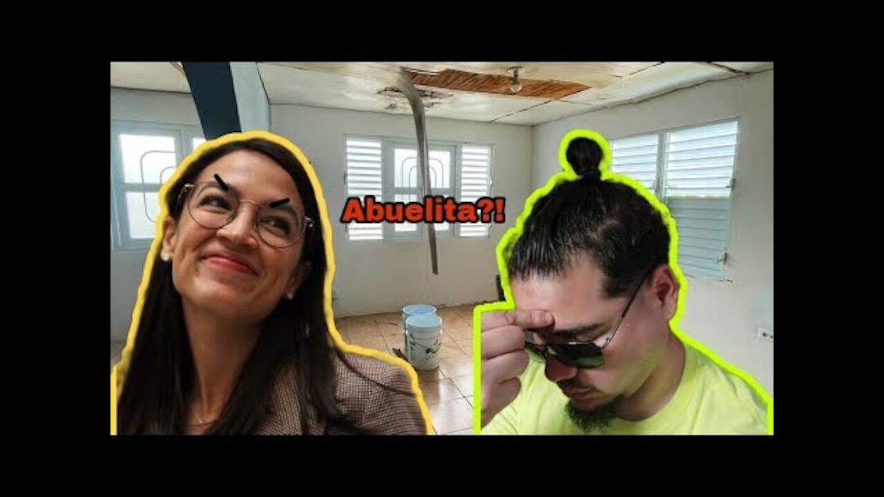 TERRIBLE! AOC Trashes on Donald Trump To Justify Her Abuela's DILAPIDATED House in Puerto Rico