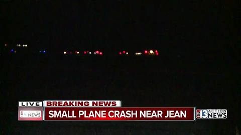 Small plane crashes near Jean