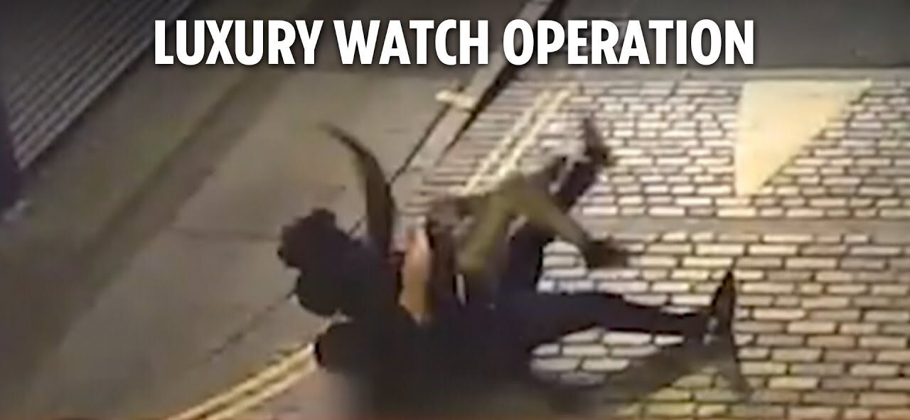 Undercover police sting catches luxury watch thieves in central London