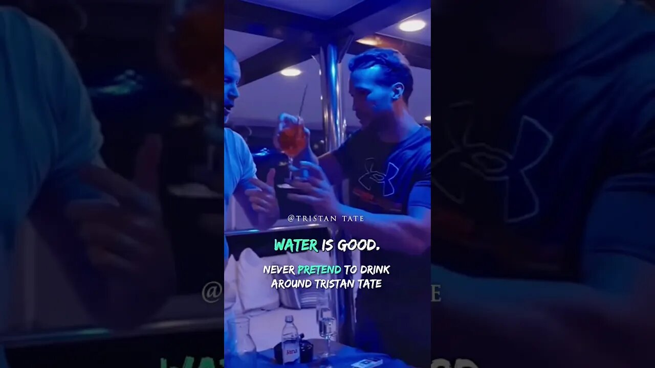 Never Pretend To Drink Around Tristan Tate #Shorts