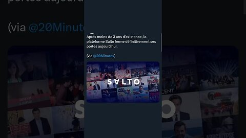 Après moins de 3 ans d'existence, la plateforme Salto ferme définitivement ses portes aujourd'hui.
