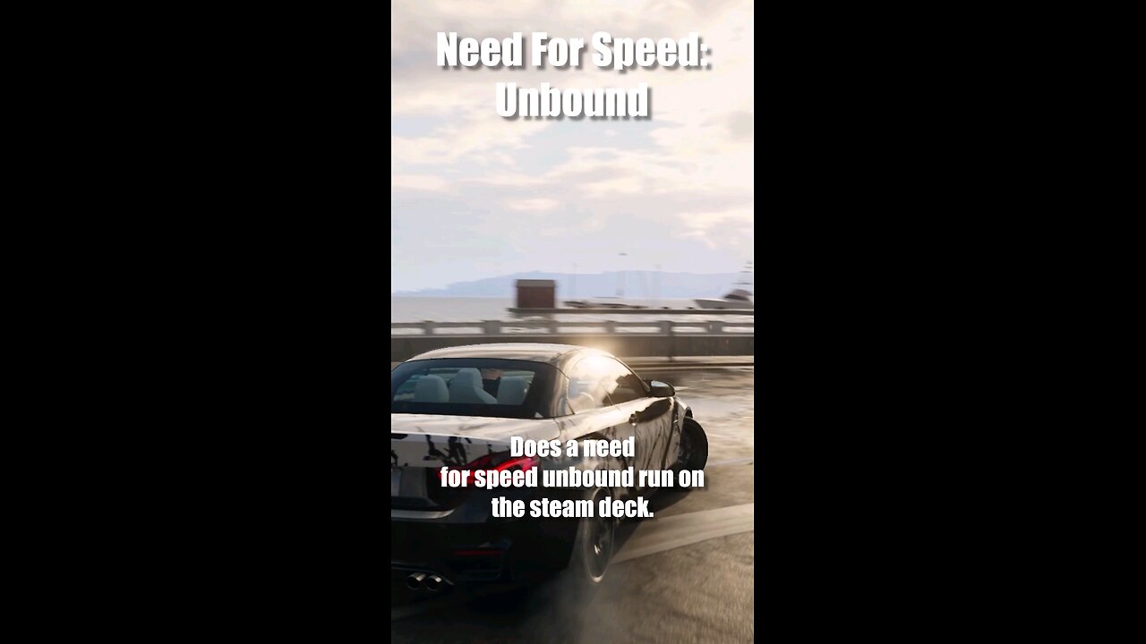 Need For Speed Unbound on the Steam Deck