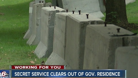 Secret Service clears out Indiana Governor's residence