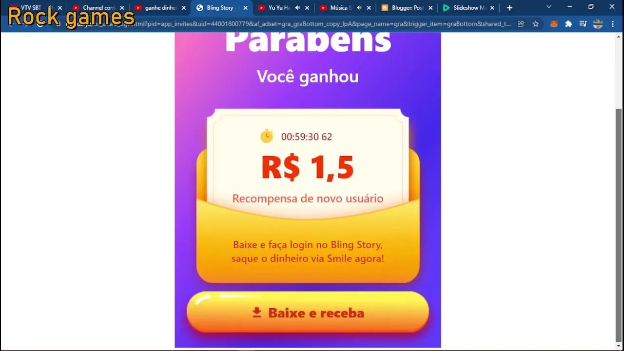 BAIXE AGORA BLING STORY E GANHE DINHEIRO #SHORTS