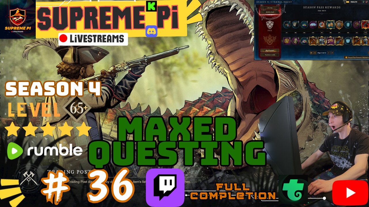 🔴NEW STREAMER-Questing New World Season 4- Full Completion #36