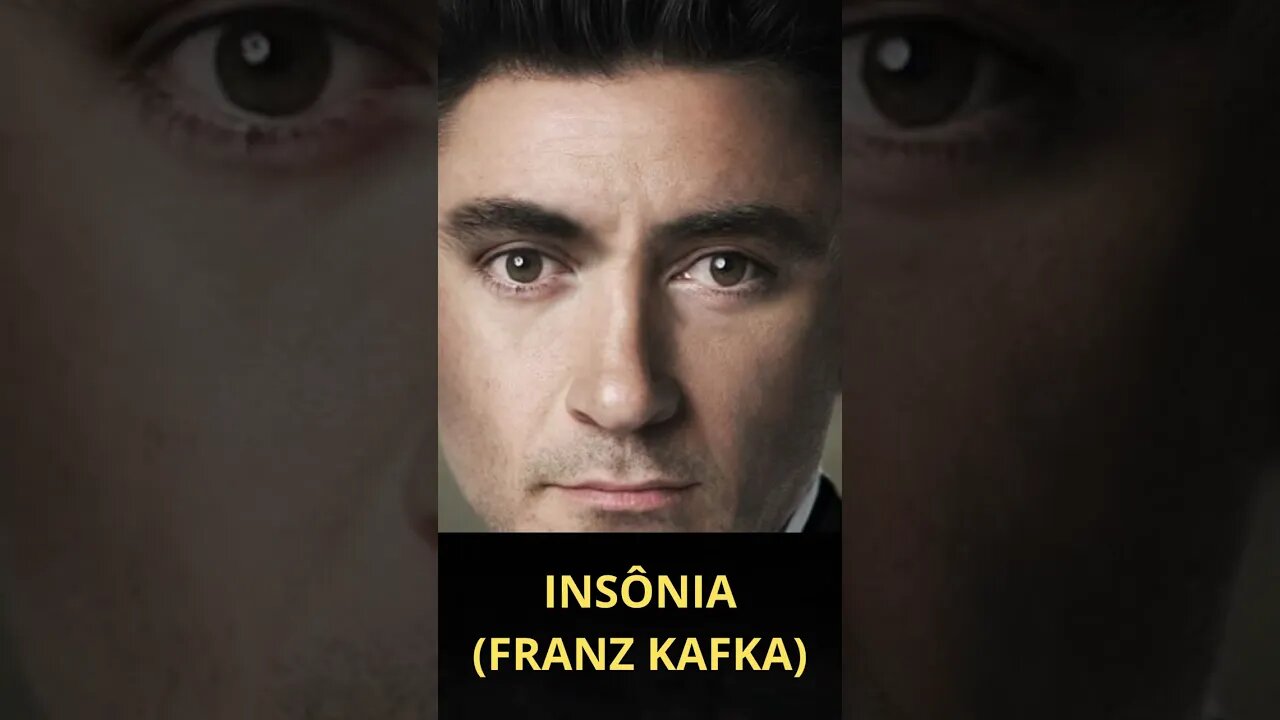 INSÔNIA (FRANZ KAFKA) | POESIA QUE PENSA #shorts