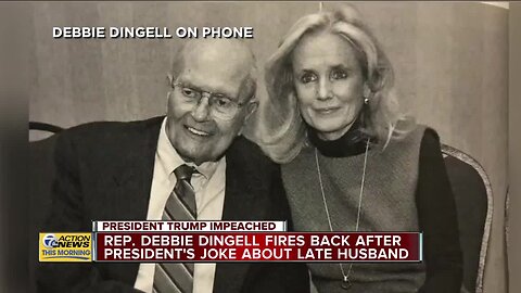 Rep. Debbie Dingell fires back after President Trump's jab about John Dingell