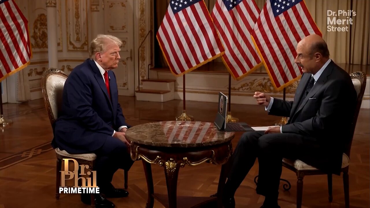 Dr. Phil's👉One👀On👉One👀Interview🎙️With👉Donald Trump💥🔥😎