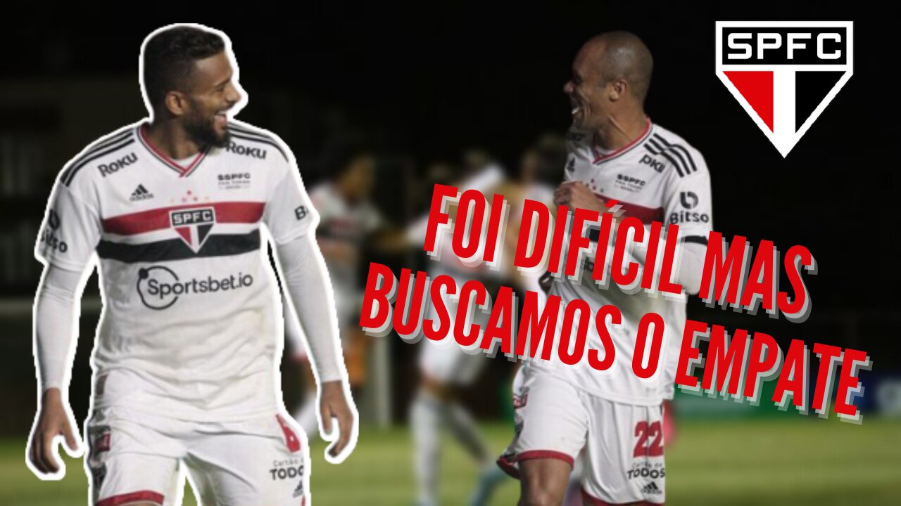 São Paulo parca no final e arranca empate contra o Juventude em Caxias