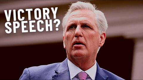 Kevin McCarthy delivers tone deaf "victory" speech as the GOP Leader's red wave fizzles out