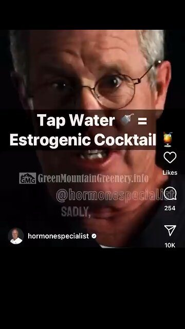 DO YOU BELIEVE THEY ARE WEAPONIZING TAP WATER?