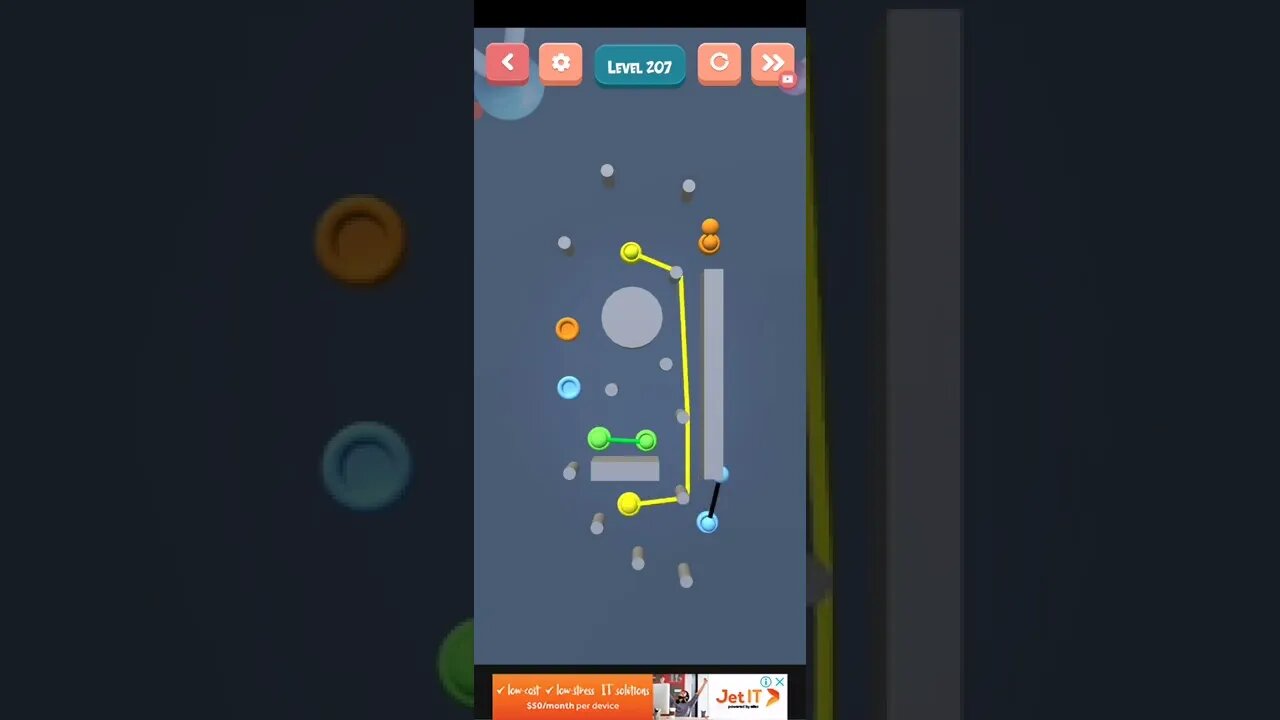 Color Rope Puzzle - Level 207