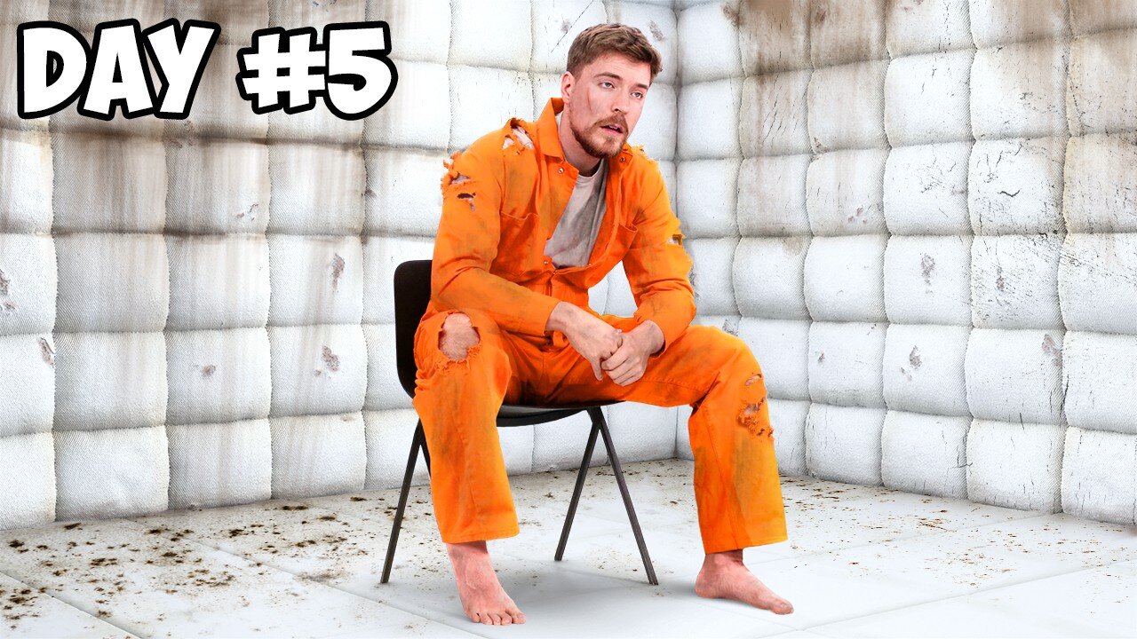 I SPENT 7 DAYS IN SOLITARY CONFINEMENT .MR BEAST