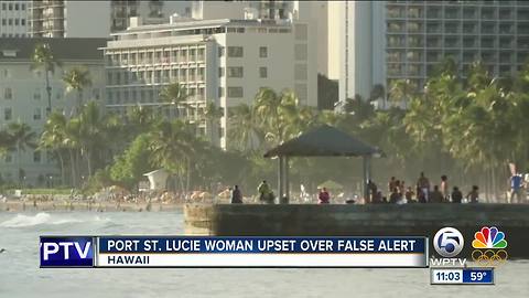 Port St. Lucie woman upset over false alert