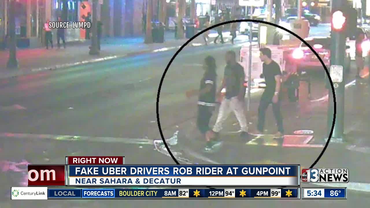 Fake UBER drivers rob passenger