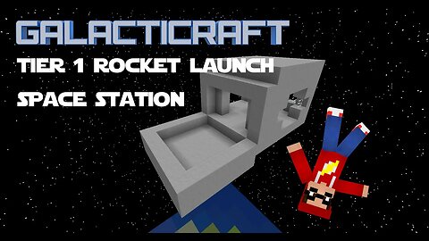 Minecraft - Mod Tutorial Galacticraft - Tier 1 Rocket Launch & Space Station