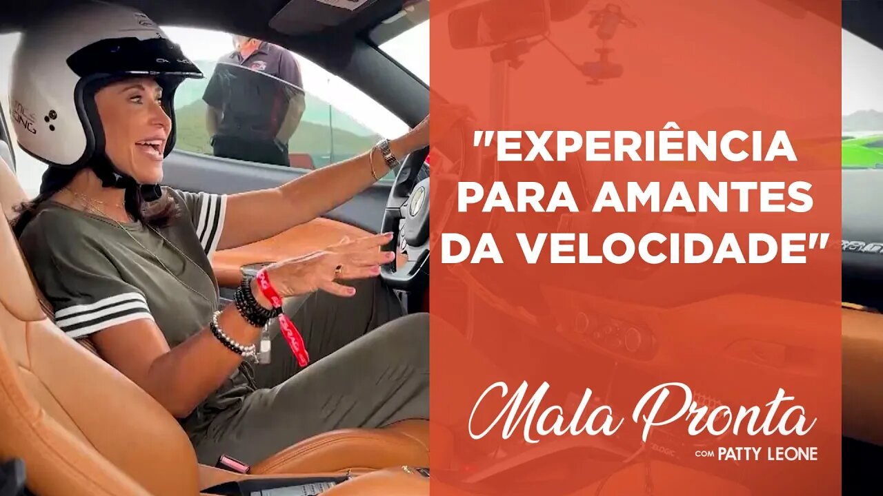 Patty Leone se aventura em pista de corrida com Ferrari em Las Vegas | MALA PRONTA