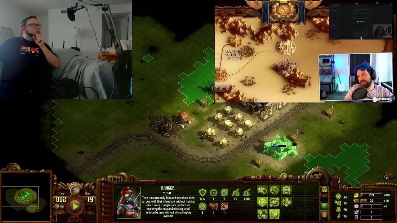 Watching Destiny while playing the same game.
