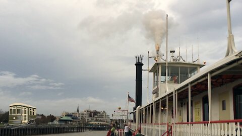 Riding the Steamboat Natchez in New Orleans