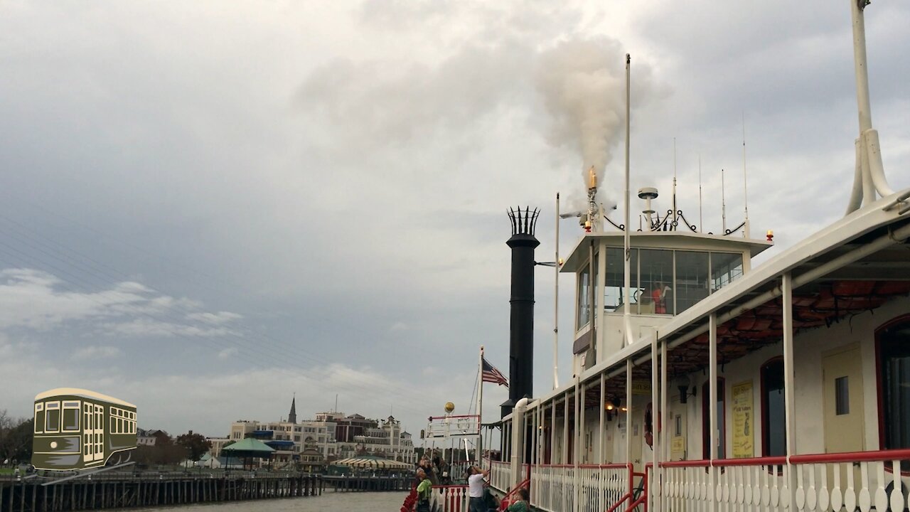 Riding the Steamboat Natchez in New Orleans